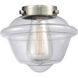 Nouveau Oxford 1 Light 7.5 inch Oil Rubbed Bronze Mini Pendant Ceiling Light in Incandescent, Clear, Nouveau
